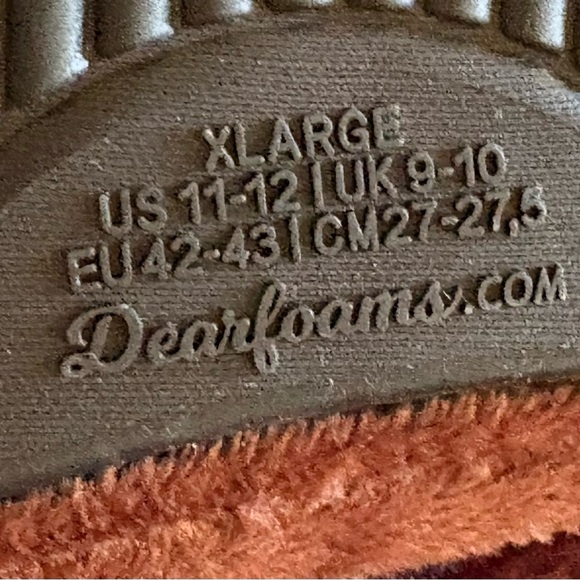 Dluxe by Dearfoams Women's XL 11/12 Luella Scuff Slippers Brown Leopard Print - Picture 3 of 3